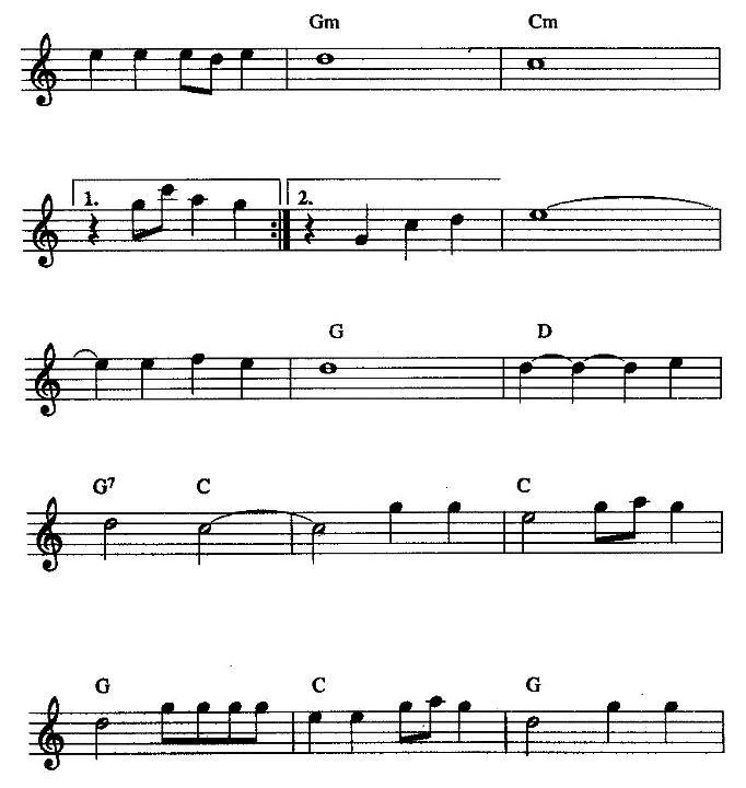 巴比伦河电子琴曲谱（图2）