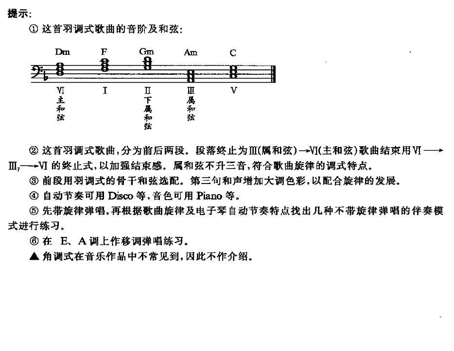 牧童之歌（哈萨克民歌）电子琴曲谱（图2）