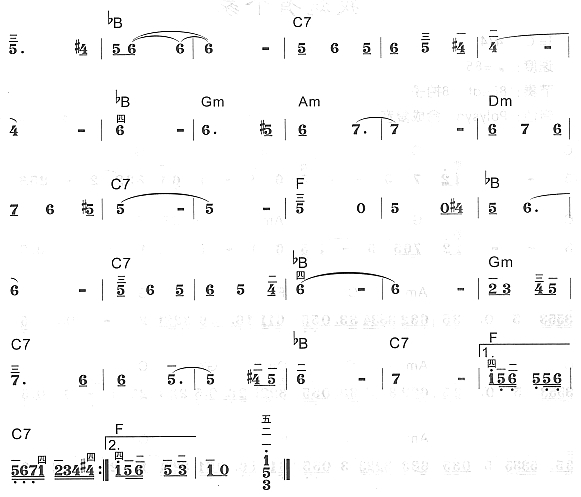 啤酒桶波尔卡（简谱）电子琴曲谱（图2）