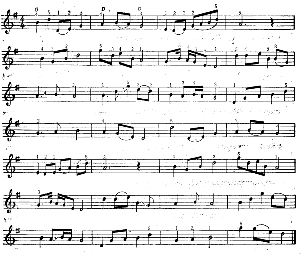 满江红（简线谱）电子琴曲谱（图2）
