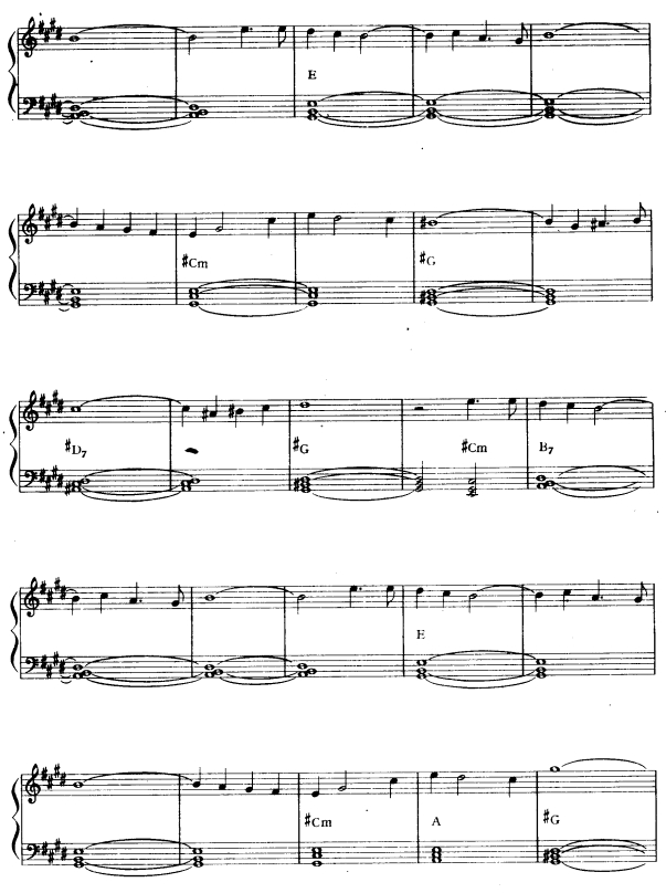 莱哈尔小夜曲3电子琴曲谱（图1）