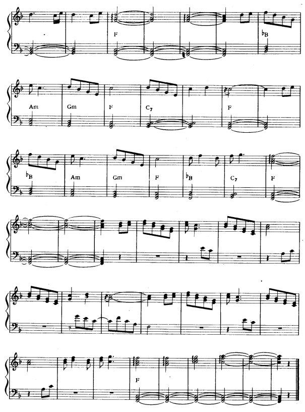 曼陀林小夜曲4电子琴曲谱（图1）