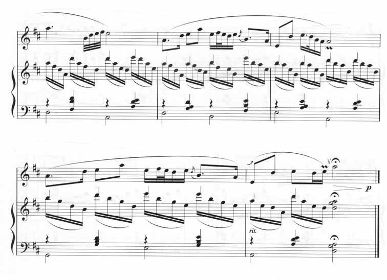乡歌（十孔笛五线谱）笛子（箫）曲谱（图9）