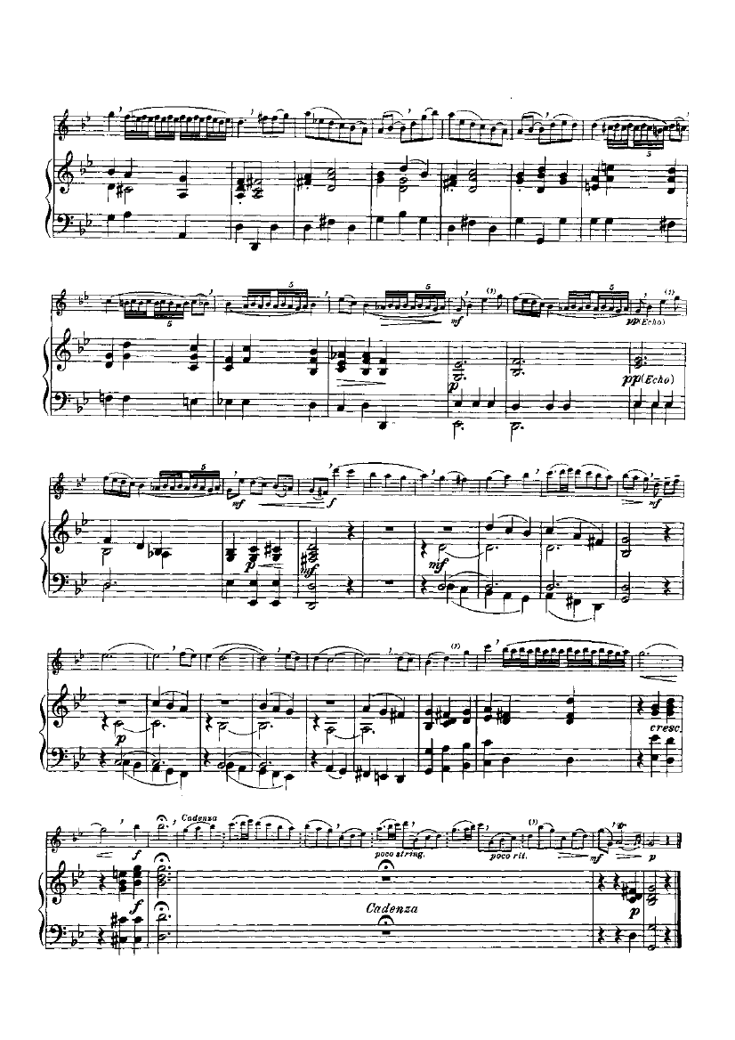 如歌的风格 管乐类 长笛笛子（箫）曲谱（图2）