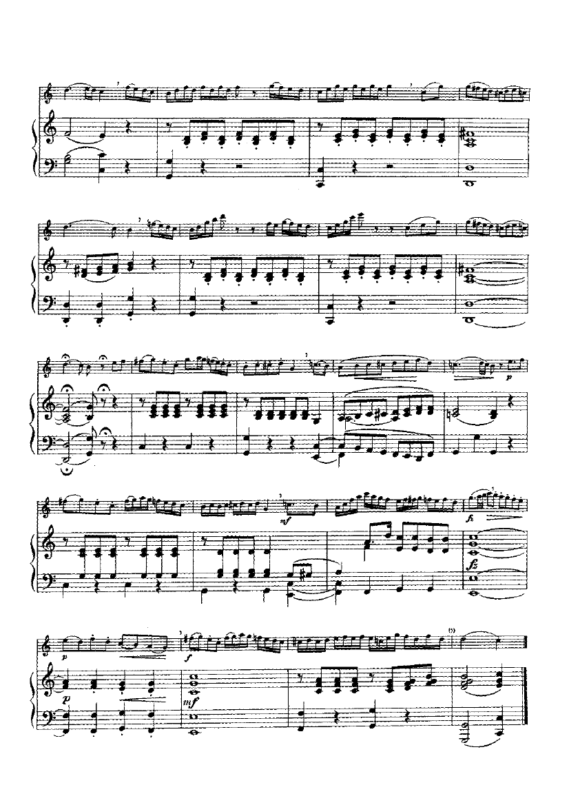 塔米诺的咏叹调 管乐类 长笛笛子（箫）曲谱（图2）