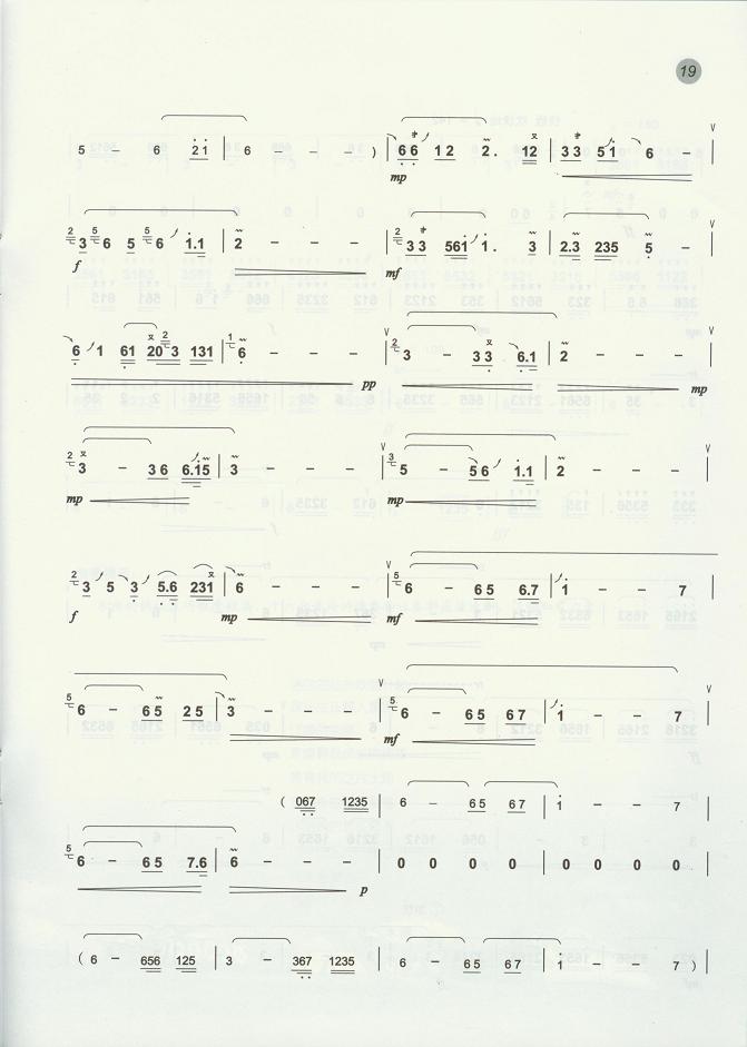 蒙古人（笛子曲谱）笛子（箫）曲谱（图2）