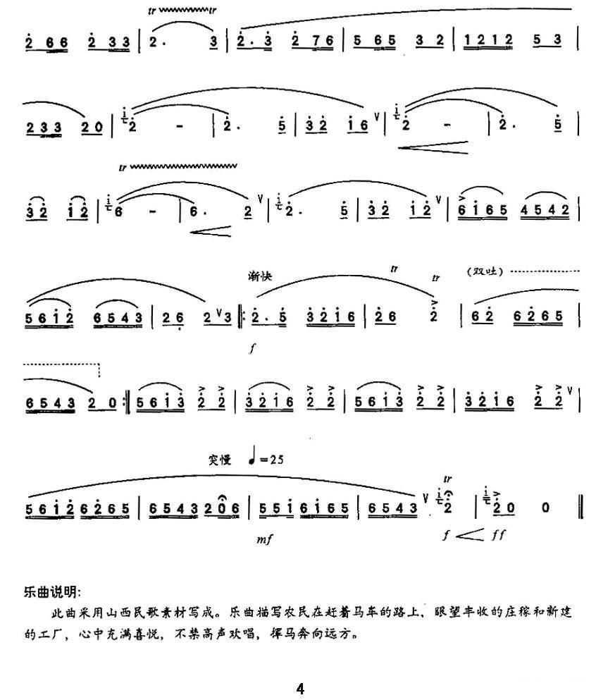 赶路笛子（箫）曲谱（图5）