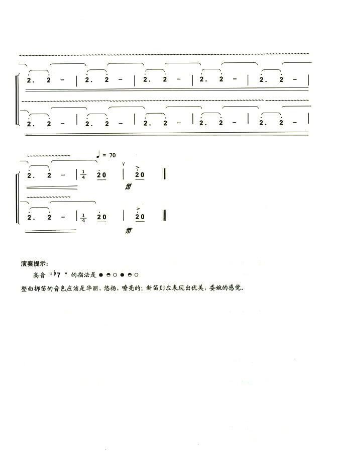 诺言笛子（箫）曲谱（图6）