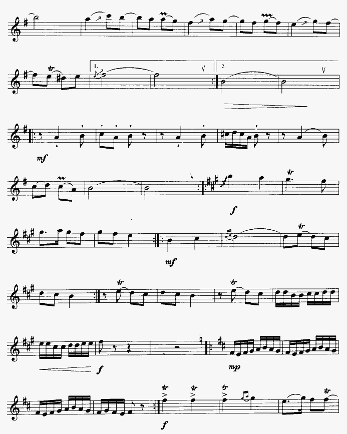美丽的沙力库力（竖笛独奏）笛子（箫）曲谱（图3）