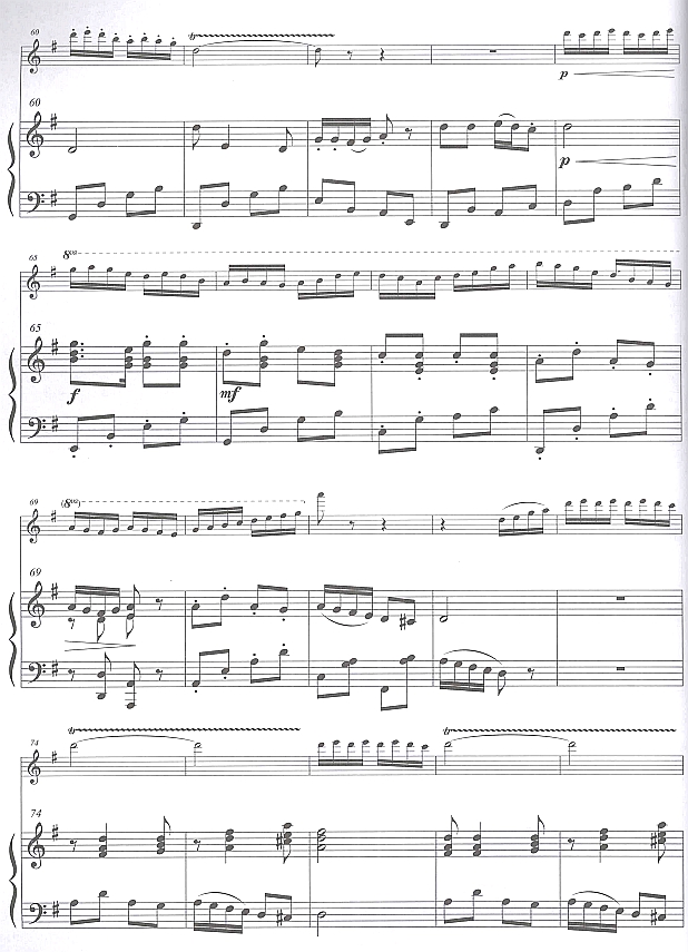 白毛女选曲（长笛独奏)5笛子（箫）曲谱（图1）
