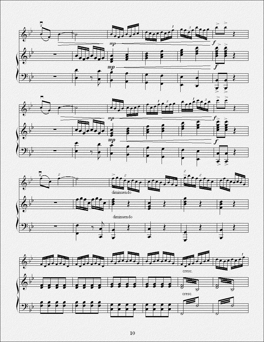 鹭江潮（钢琴伴奏版）二胡曲谱（图10）