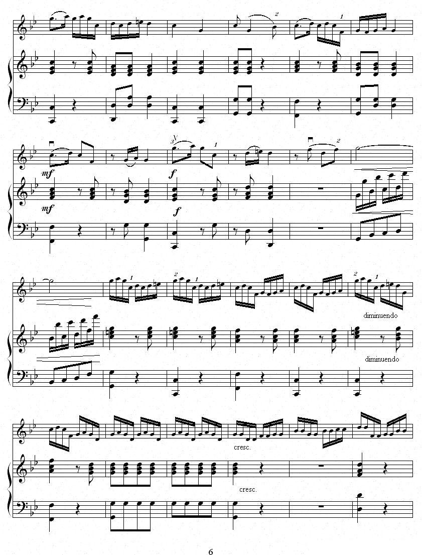 鹭江潮（钢琴伴奏谱）二胡曲谱（图6）
