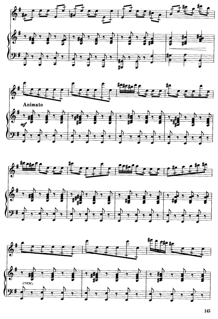 卡门主题幻想曲（钢伴谱）30二胡曲谱（图1）