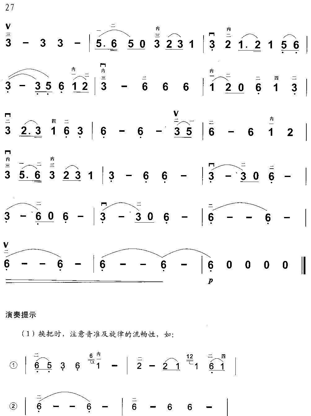 白山阿里郎二胡曲谱（图2）