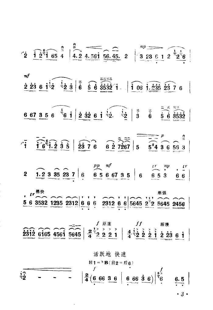 金珠玛米赞(二胡独奏)二胡曲谱（图9）