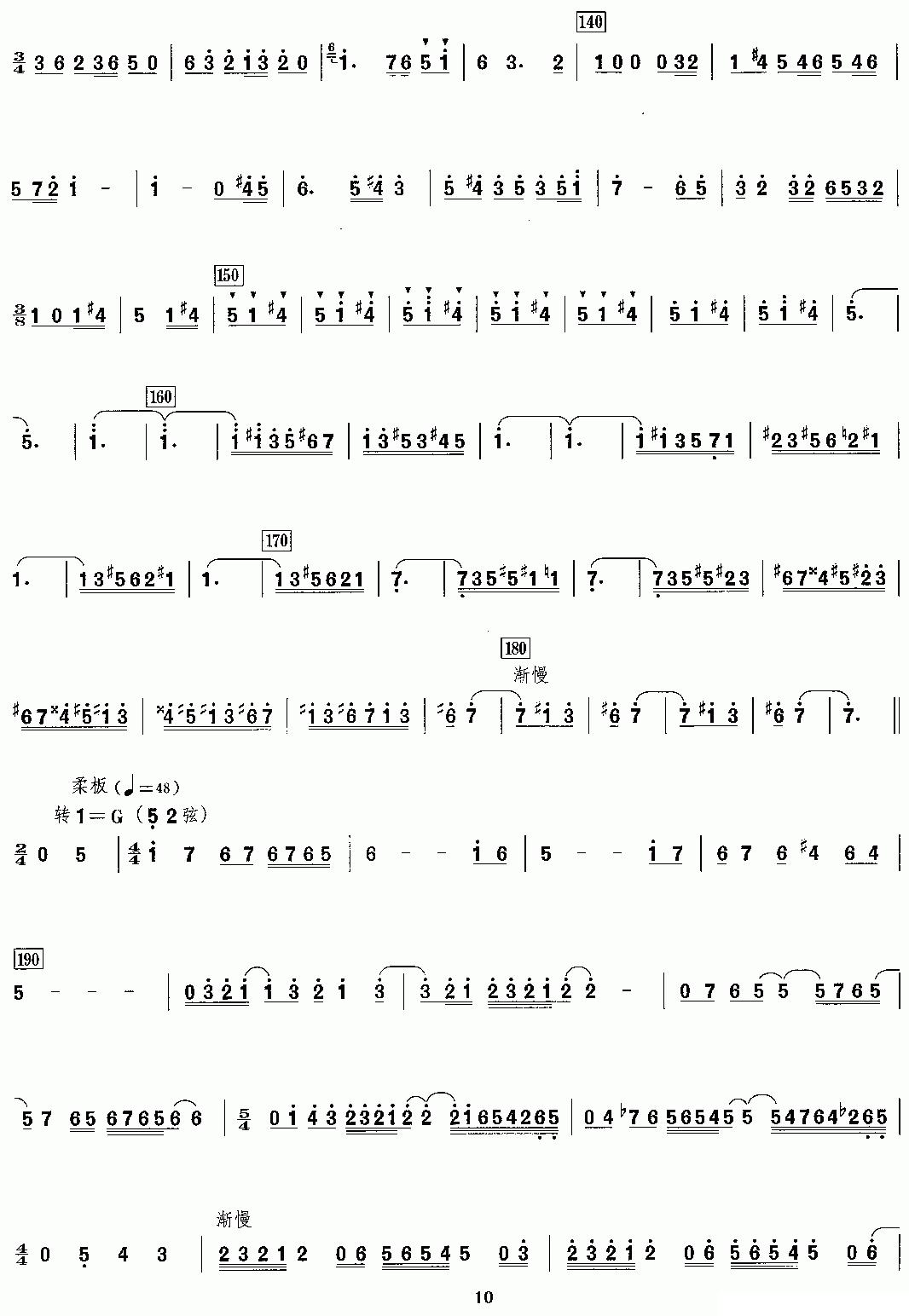 第三二胡协奏曲：2、女人二胡曲谱（图3）
