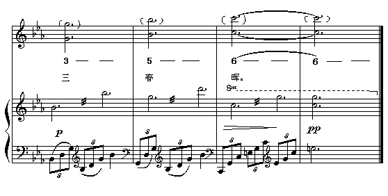 游子吟钢琴曲谱（图3）