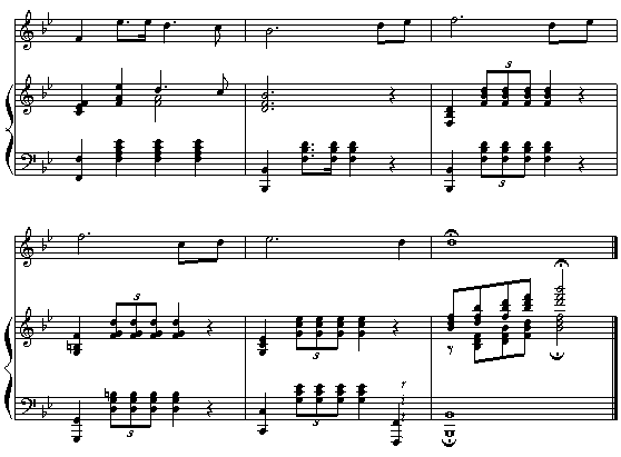 长江之歌(《话说长江》主题曲)钢琴曲谱（图2）