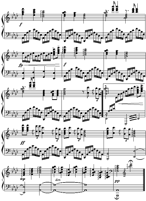 新鸳鸯蝴蝶梦(《包青天》主题曲)钢琴曲谱（图3）