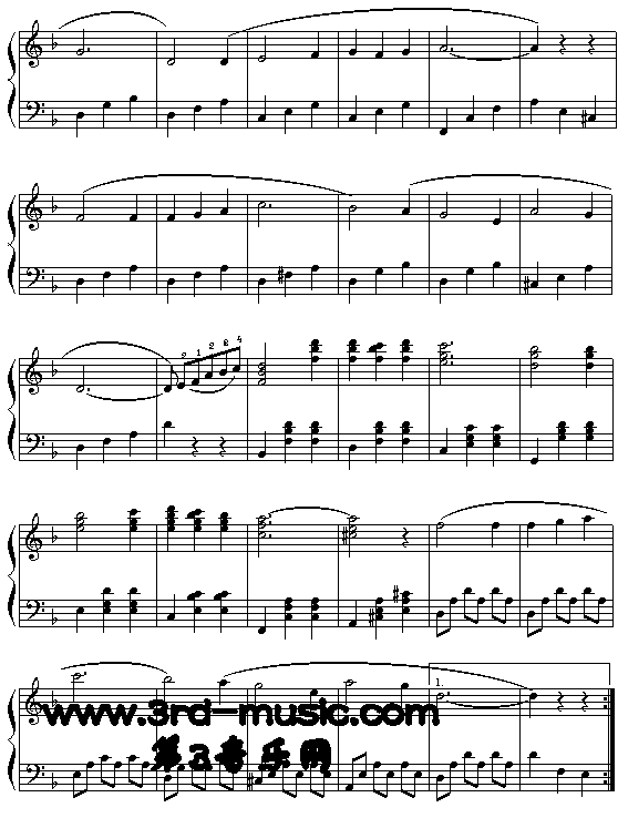 山楂树[钢琴曲谱]钢琴曲谱（图2）