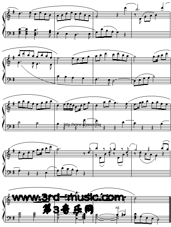 平湖秋月(广东音乐)[钢琴曲谱]钢琴曲谱（图2）