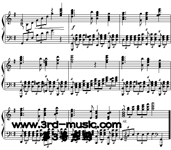 友谊地久天长(《魂断蓝桥》插曲、苏格兰民歌)[钢琴曲谱]钢琴曲谱（图2）