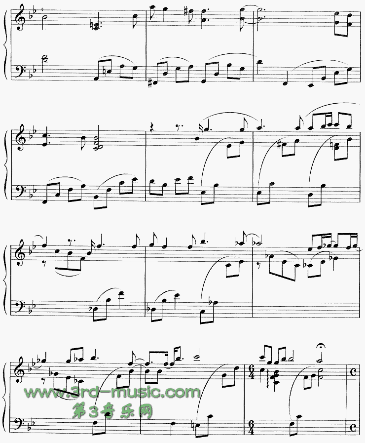第一次(韩剧《冬日恋歌》插曲)[钢琴曲谱]钢琴曲谱（图2）