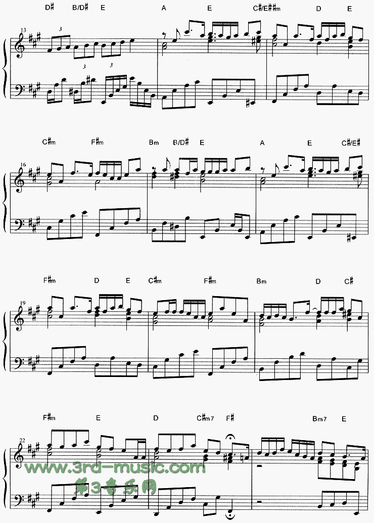 闪灵[钢琴曲谱]钢琴曲谱（图2）