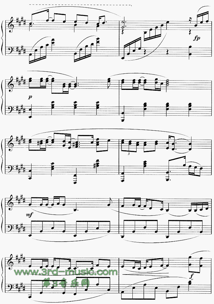 流星雨(日剧《流星雨》主题曲)[钢琴曲谱]钢琴曲谱（图3）