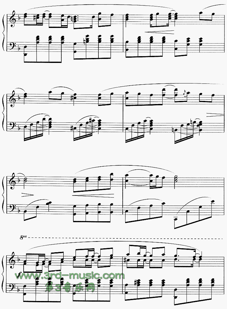 流星雨(日剧《流星雨》主题曲)[钢琴曲谱]钢琴曲谱（图6）