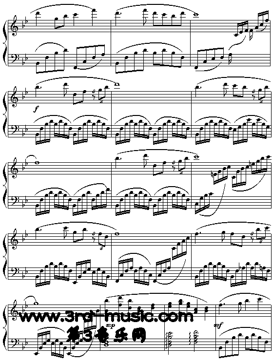 何日君再来[钢琴曲谱]钢琴曲谱（图2）