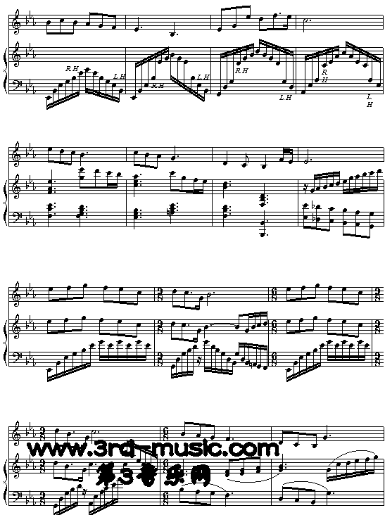 我和我的祖国[钢琴曲谱]钢琴曲谱（图2）