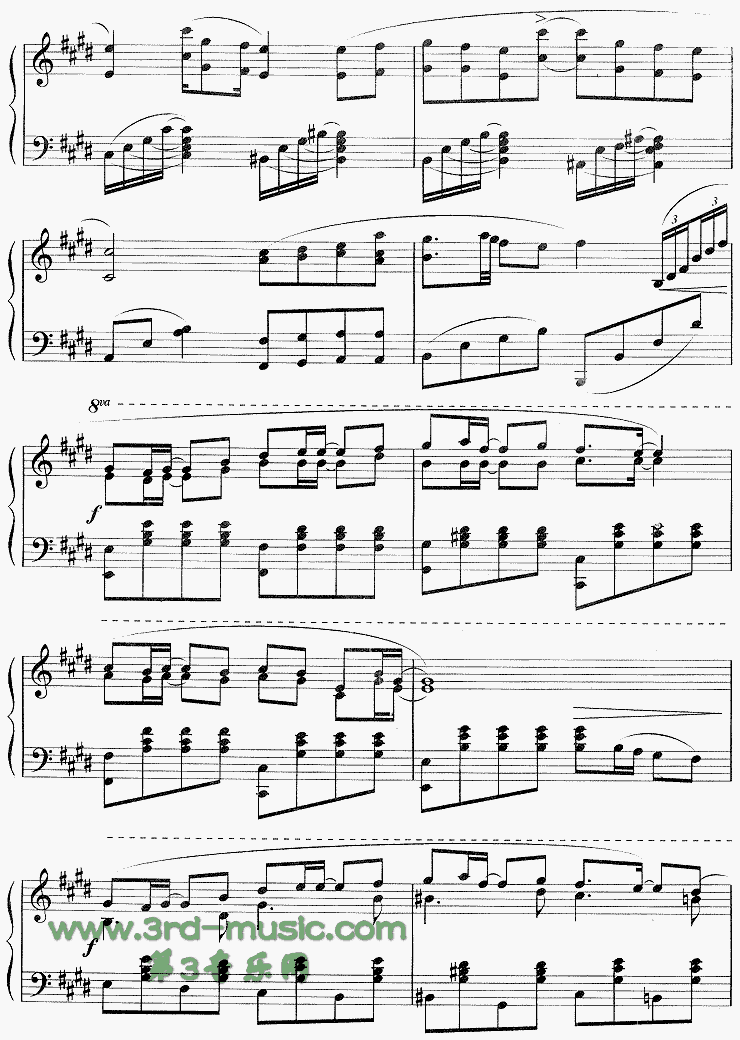 流星雨(日剧《流星雨》主题曲)[钢琴曲谱]钢琴曲谱（图4）