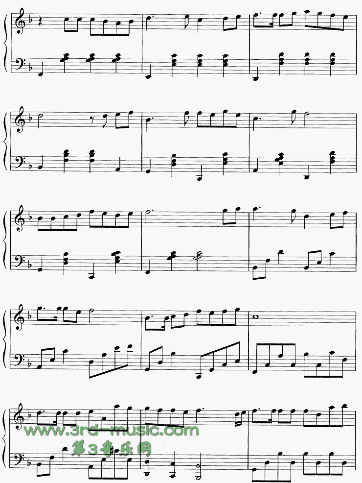 放不下的爱(韩剧《冬日恋歌》插曲)[钢琴曲谱]钢琴曲谱（图2）
