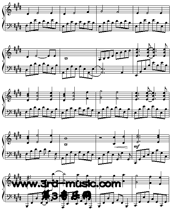 我心永恒(《铁达尼号》主题歌)[钢琴曲谱]钢琴曲谱（图3）
