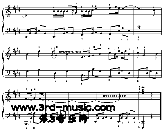 草原之夜(《绿色的原野》插曲)[钢琴曲谱]钢琴曲谱（图2）