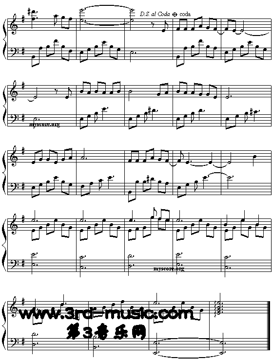 丁香花[钢琴曲谱]钢琴曲谱（图4）