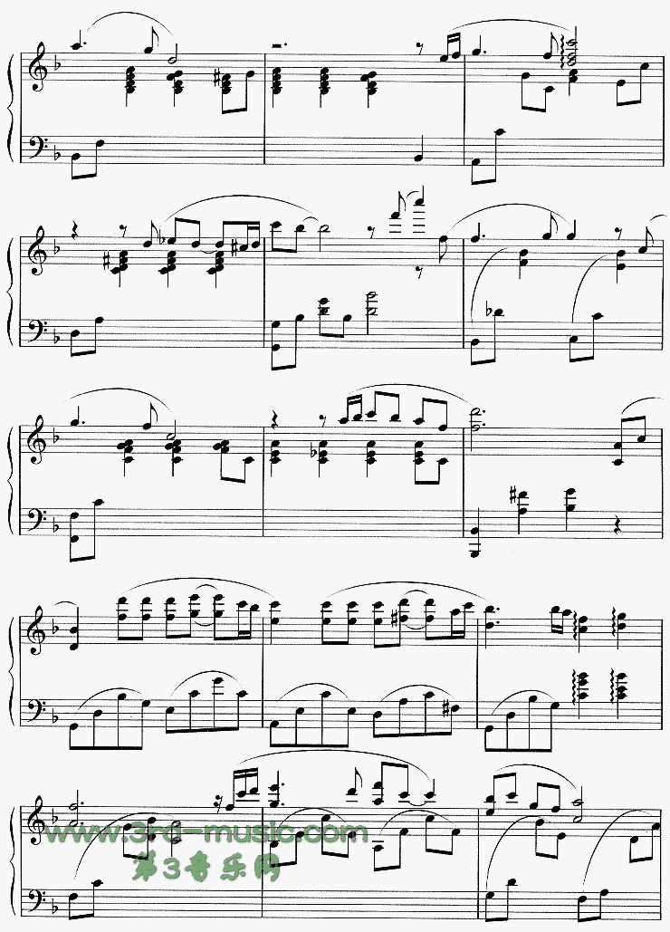 回忆(韩剧《冬日恋歌》插曲)[钢琴曲谱]钢琴曲谱（图2）