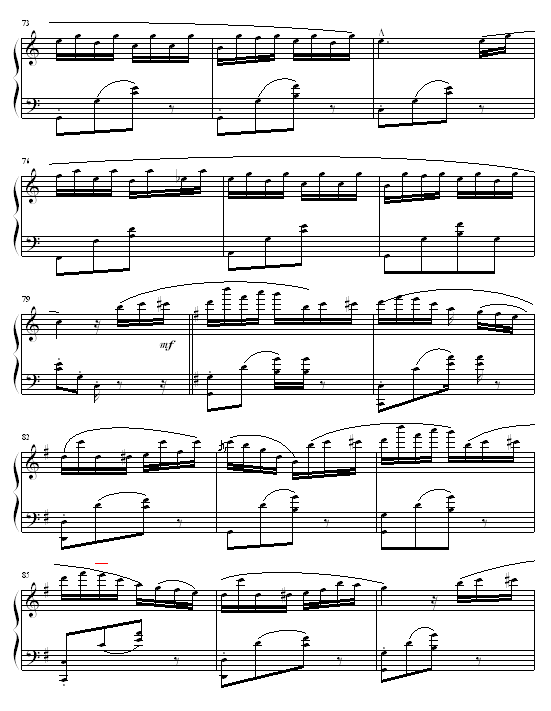 喷泉钢琴曲谱（图6）