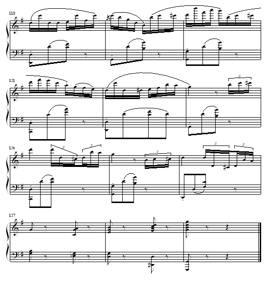 喷泉钢琴曲谱（图9）