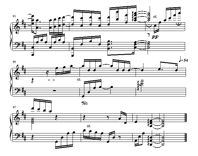 第一次（光良）钢琴曲谱（图7）