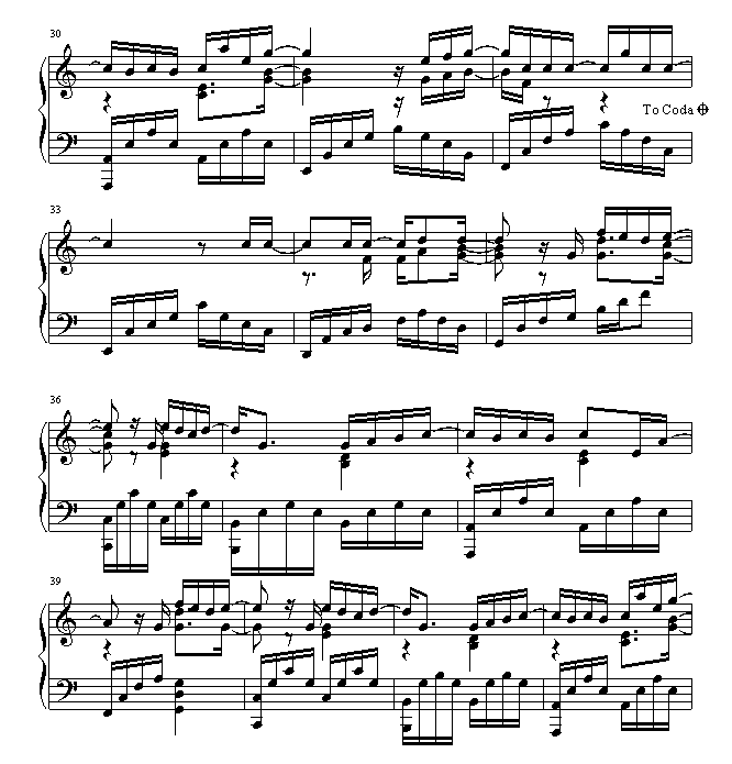 第一次（光良）钢琴曲谱（图3）