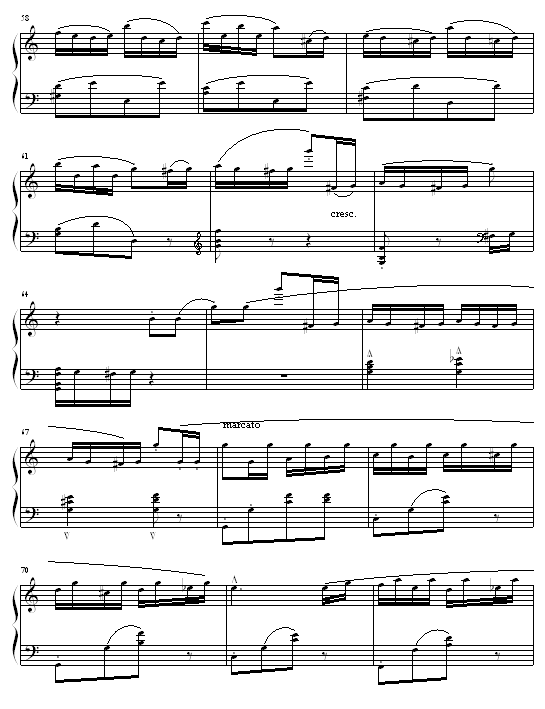 喷泉钢琴曲谱（图5）