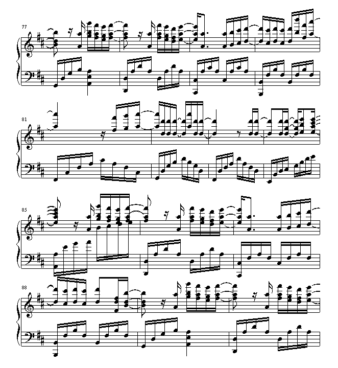 第一次（光良）钢琴曲谱（图6）