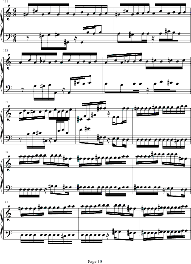 游戏---魂斗罗钢琴曲谱（图10）