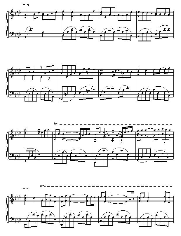 雨的印记《夏日香气》钢琴曲谱（图2）