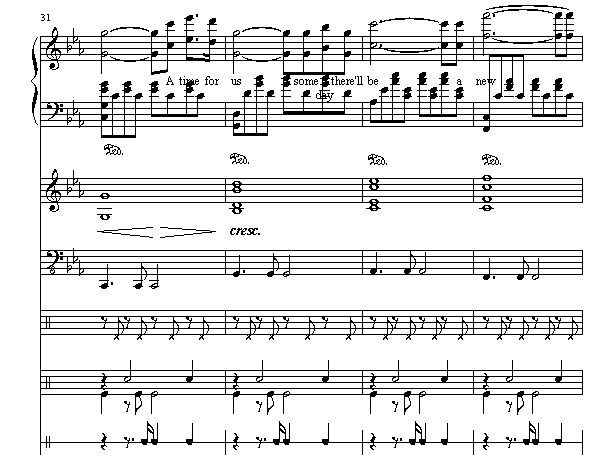罗密欧与茱丽叶(完整版)钢琴曲谱（图11）