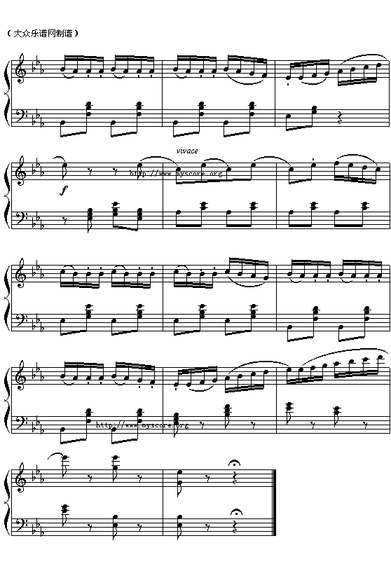 (俄)柴可夫斯基“天鹅湖”选曲：拿波里舞曲钢琴曲谱（图3）