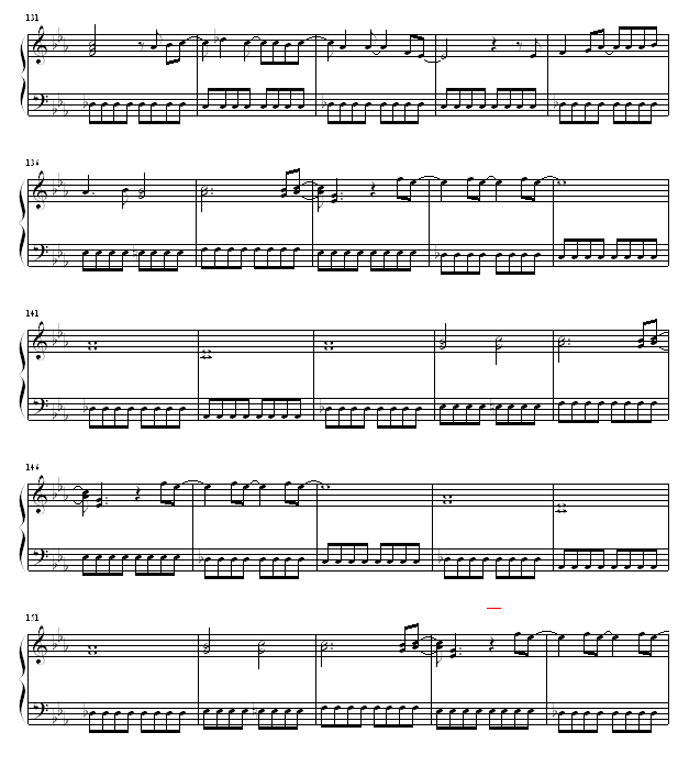 my will  犬夜叉插曲钢琴曲谱（图6）
