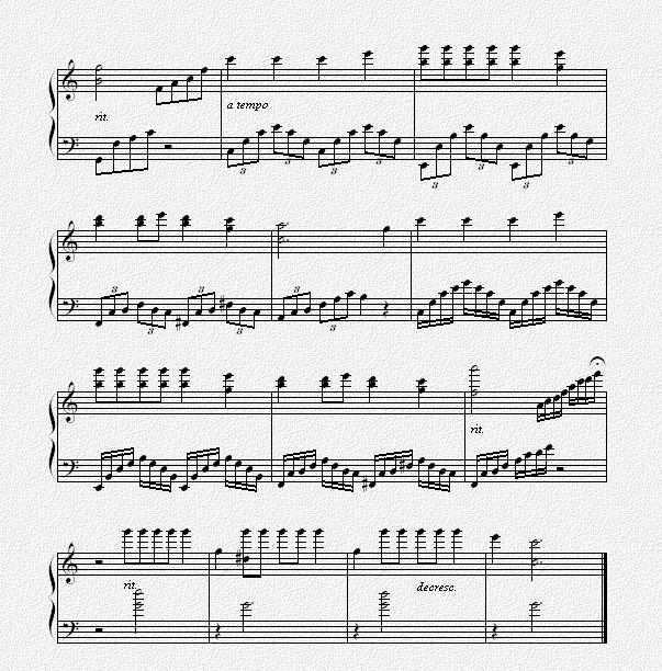 问候歌 爱的转角插曲钢琴曲谱（图2）